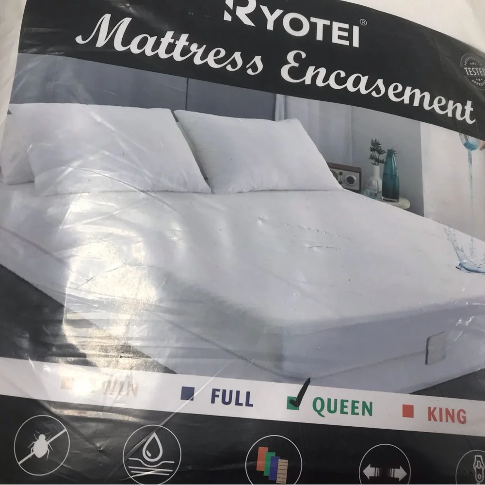 New Zippered Mattress Encasement Waterproof Bed Bug Protector Cover
